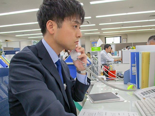 お客さまからの電話